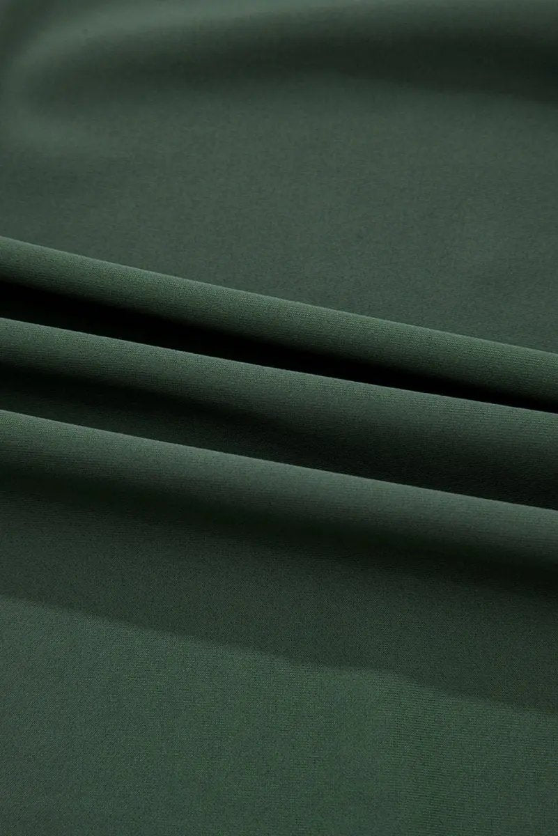 Mist Green Side Tied Waist Square Neck Adjustable Straps A-line One Piece Swim Dress - Love Salve